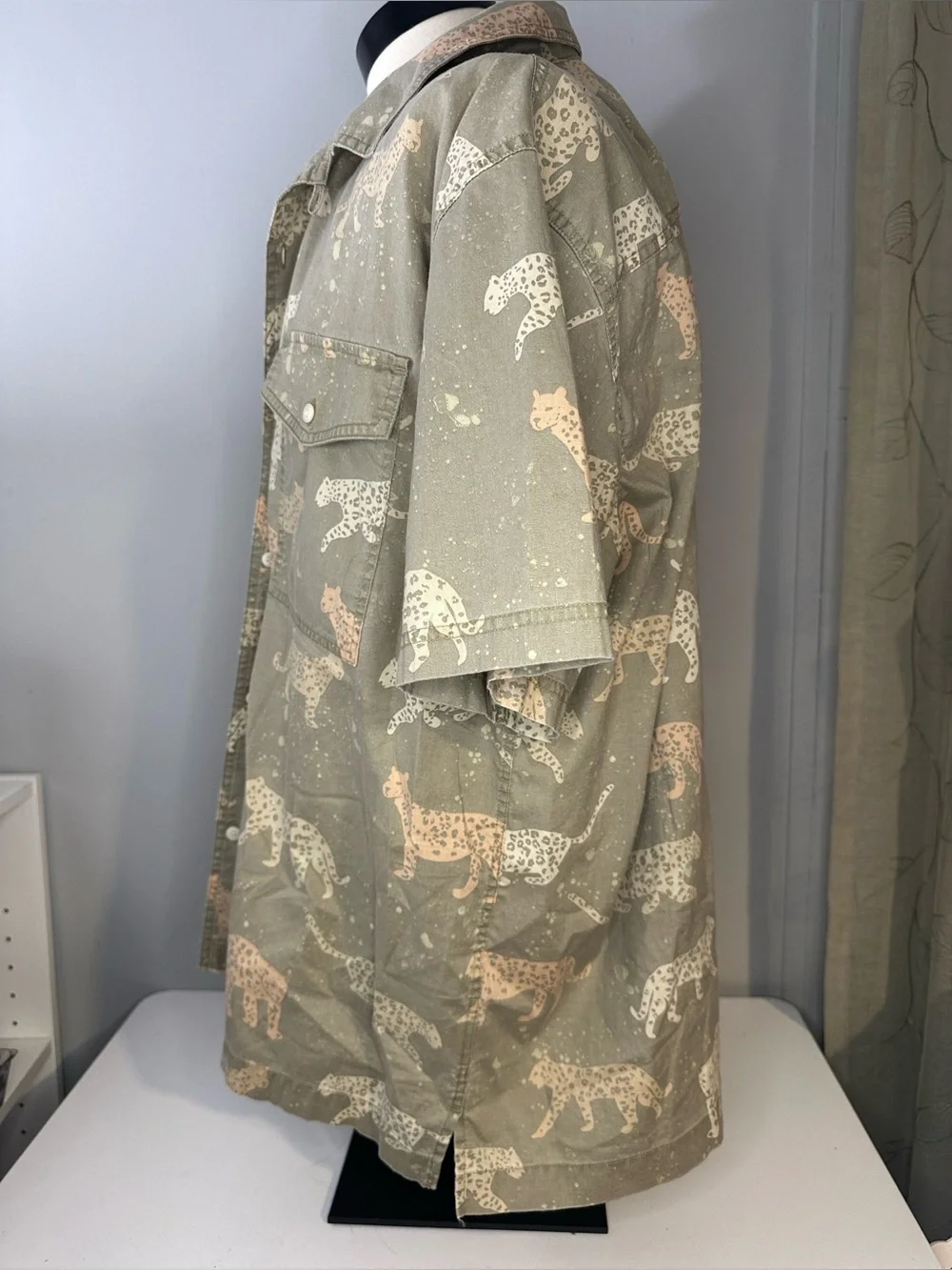 Leopard Print Men’s Shirt